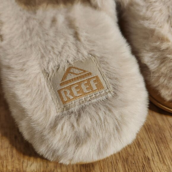Reef Women’s Size M (6.5) Cozy Slipper Vintage Pink Faux-Fur Comfort House Shoe - Picture 5 of 7